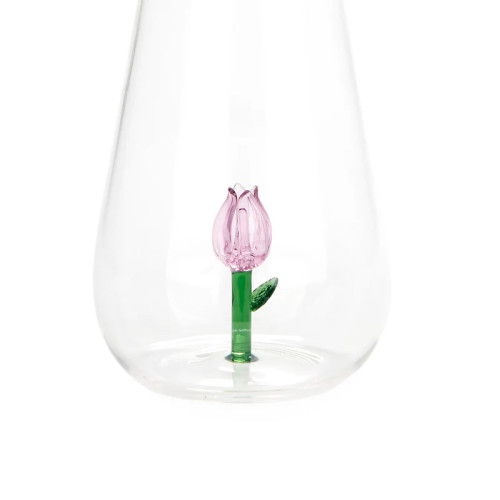 Balvi | Botanical Glass Bottle | Tulip | 1L Balvi | Botanical Glass Bottle | Tulip | 1L