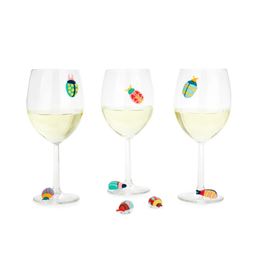 Balvi | Woodland Beetles Glass Markers | Set of 8