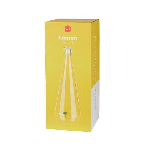 Balvi | Botanical Glass Bottle | Lemon | 1L