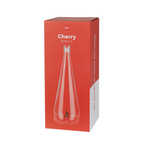 Balvi | Botanical Glass Bottle | Cherry | 1L