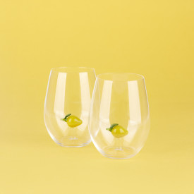Balvi | Botanical Glasses | Lemon | Set of 2