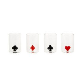 Balvi | Card Suit Shot Glasses | Set of 4