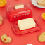 Balvi | Toaster Butter Dish | Ceramic | Red