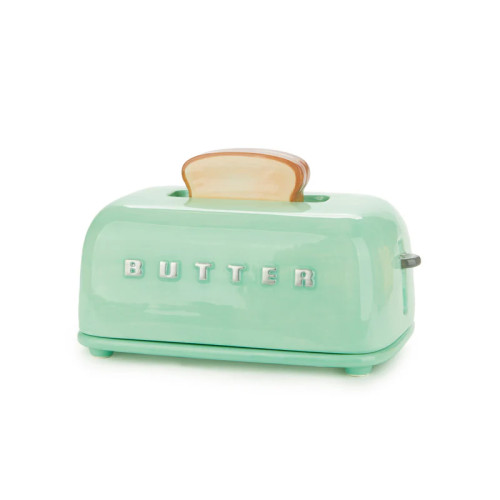 Balvi | Toaster Butter Dish | Ceramic | Turquoise