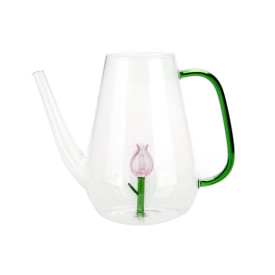 Balvi | Botanical Glass Watering Can | Tulip | 1L