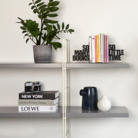 Balvi | Metal Bookends | 'So Many Books, So Little Time' | 2 Pieces