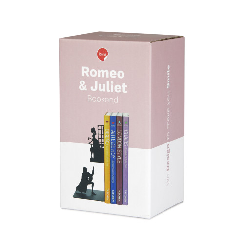 Balvi | Metal Bookend | Shakespeare’s Romeo & Juliet | 2 Pieces
