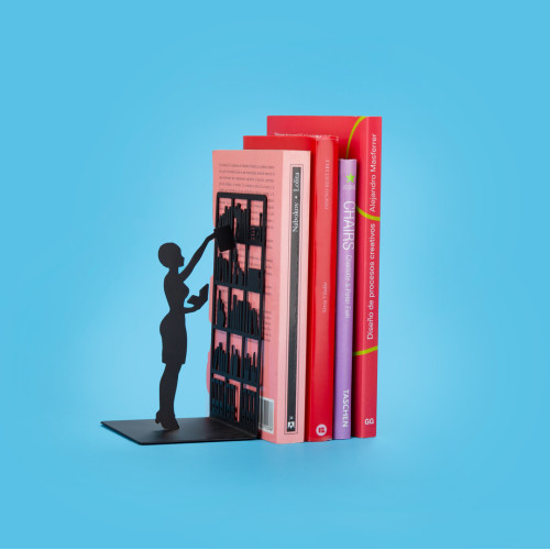 Balvi | Metal Bookend | The Library