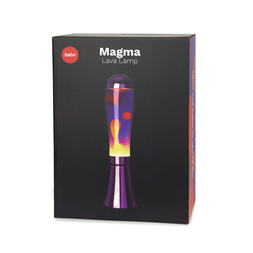 Balvi | Retro Magma Lava Lamp | Purple & Red