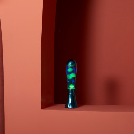 Balvi | Retro Magma Lava Lamp | Blue & Lime