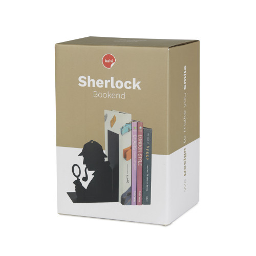 Balvi | Metal Bookend | Sherlock Holmes