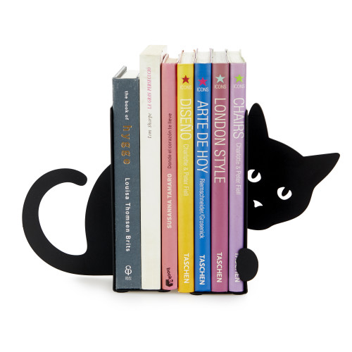 Balvi | Metal Bookends | Hiding Cat | 2 Pieces Balvi | Metal Bookends | Hiding Cat | 2 Pieces