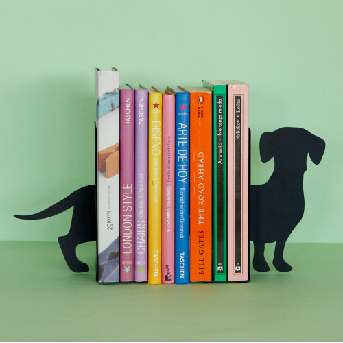 Balvi | Metal Bookends | Sausage Dog | 2 Pieces