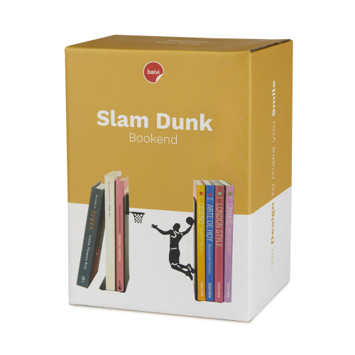 Balvi | Metal Bookends | Basketball Slam Dunk | 2 Pieces Balvi | Metal Bookends | Basketball Slam Dunk | 2 Pieces
