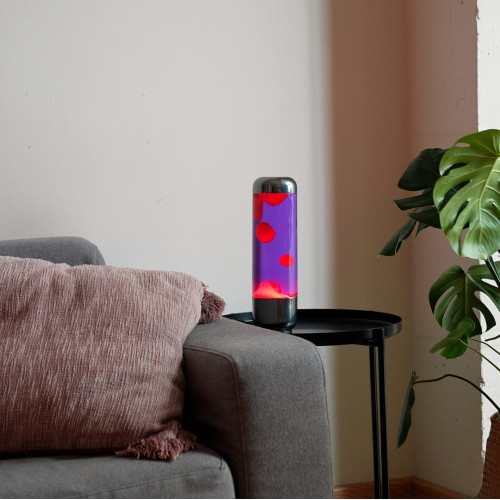 Balvi | Lúcid Studio Capsule Lava Lamp | Purple & Red