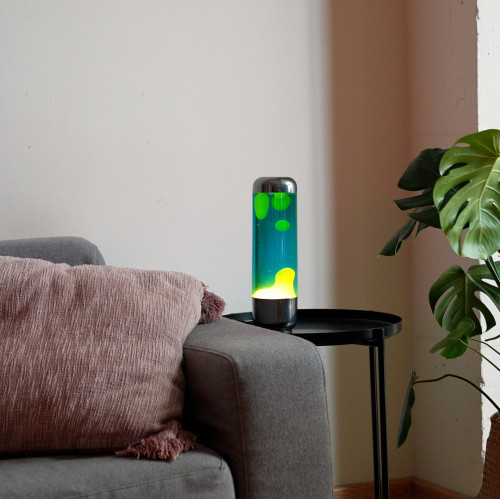 Balvi | Lúcid Studio Capsule Lava Lamp | Blue & Lime