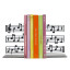 Balvi | Metal Bookends | Musical Notes | 2 Pieces