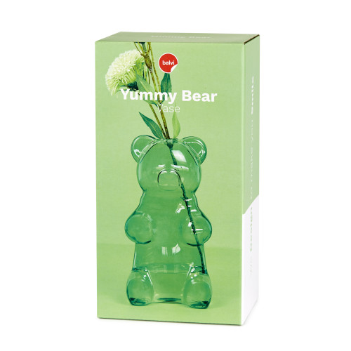 Balvi | Gummy Bear Glass Vase | Green