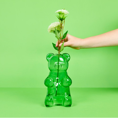 Balvi | Gummy Bear Glass Vase | Green