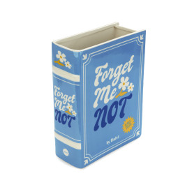 Balvi | Ceramic Book Vase | “Forget Me Not” | Blue