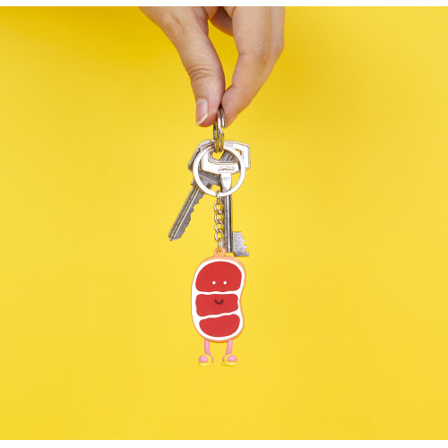 Balvi | Ramen Keyring | 'Gyu Sensei' Meat Slice