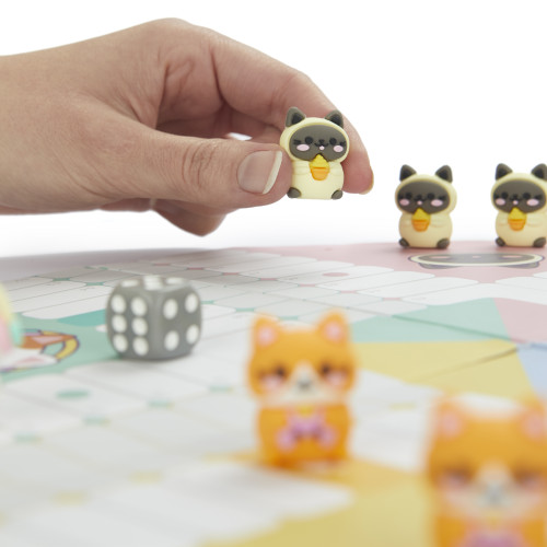 Balvi | 'Kawaii Purrchisi' Cat-Inspired Ludo Board Game
