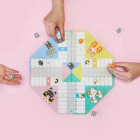 Balvi | 'Kawaii Purrchisi' Cat-Inspired Ludo Board Game