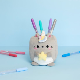 Balvi | Plush Kawaii Stationery Holder | Starry Cat