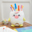 Balvi | Plush Kawaii Stationery Holder | Rainbow Unicorn