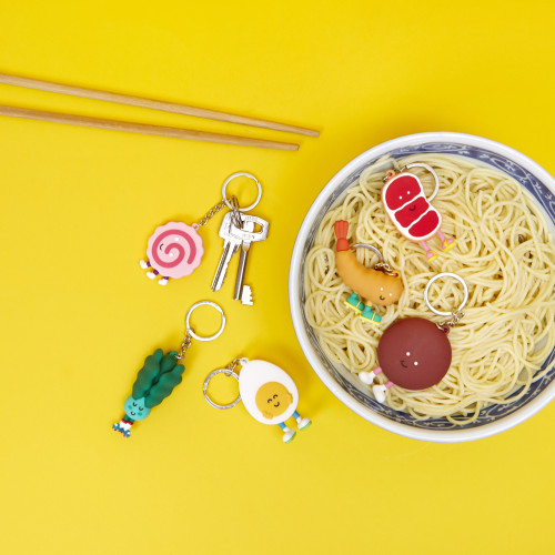 Balvi | Ramen Keyring | 'Eggo Chan' Marinated Egg