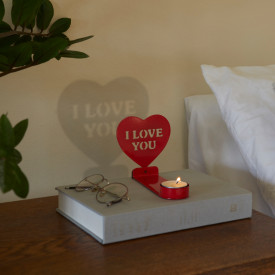Balvi | 'Moods' Message Candle Holder | Red