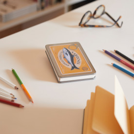 Balvi | 'Conserverie' Tin Notebook | Sardines
