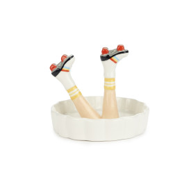Balvi | 'Happy Legs' Jewellery Holder | Ceramic | Retro Roller Skates