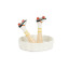 Balvi | 'Happy Legs' Jewellery Holder | Ceramic | Retro Roller Skates