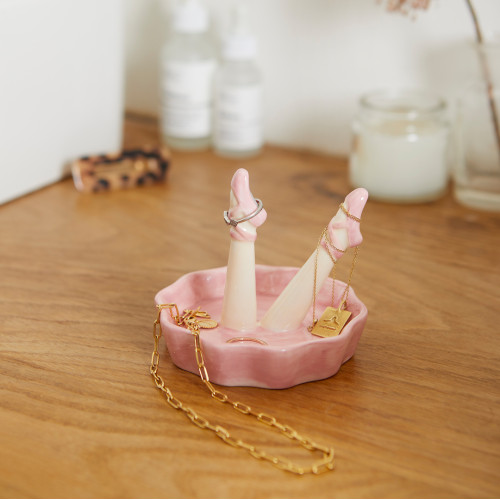 Balvi | 'Happy Legs' Jewellery Holder | Ceramic | Ballerina
