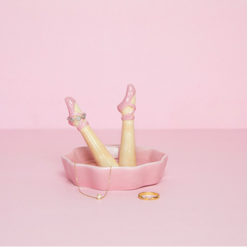 Balvi | 'Happy Legs' Jewellery Holder | Ceramic | Ballerina