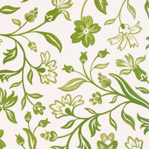 Eccolo | Desk Journal with Bookmark | Watercolour Florals | Sage Green | 8x10"