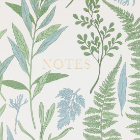Eccolo | Lined Notes Journal | Pressed Plants | 6x8"