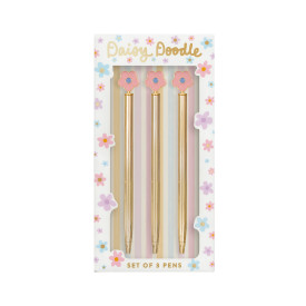 Eccolo | Daisy Doodle Pens | Set of 3