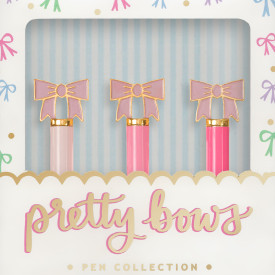 Eccolo | Pretty Pink Bows Pens | Set of 3