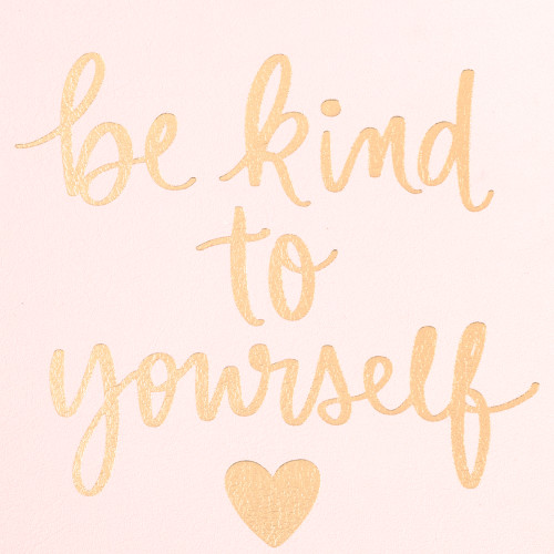 Eccolo | Vegan Leather Spiral Journal | Be Kind To Yourself | 6x8"