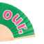 Helio Ferretti | Hand Fan | Bonjour | Green Helio Ferretti | Hand Fan | Bonjour | Green