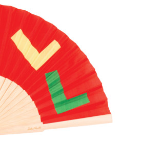 Helio Ferretti | Hand Fan | Chill | Red