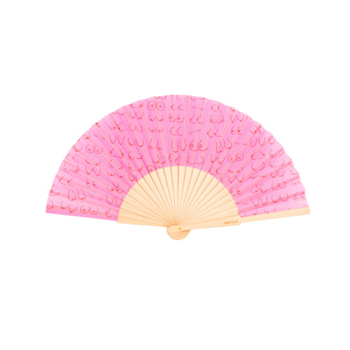 Helio Ferretti | Hand Fan | Boobs | Pink Helio Ferretti | Hand Fan | Boobs | Pink