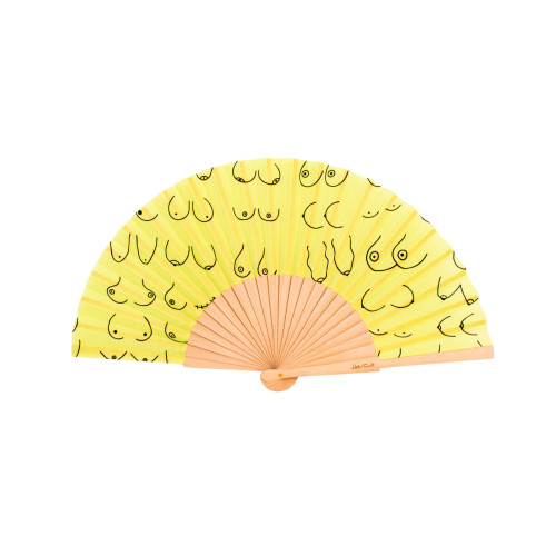 Helio Ferretti | Hand Fan | Boobs | Yellow Helio Ferretti | Hand Fan | Boobs | Yellow