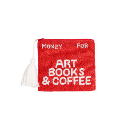 Helio Ferretti | Sentiment Pouch | Money For Art Books & Coffee | Red