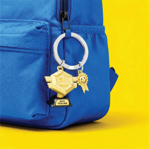 Metalmorphose | 'Best Teacher' Trophy Keyring Metalmorphose | 'Best Teacher' Trophy Keyring