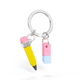 Metalmorphose | Pencil Keyring with Eraser Charm