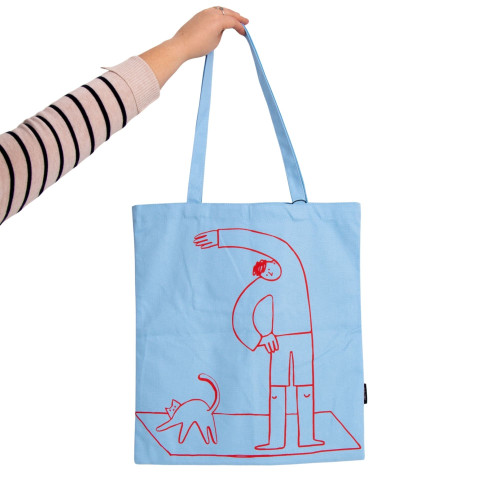 Helio Ferretti | Tote Bag | Life Is Simple | Light Blue