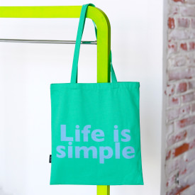 Helio Ferretti | Tote Bag | Life Is Simple | Green